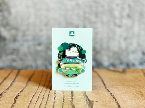 Enamel Gaiwan Duck Pin