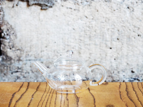 Mini Glass Chinese Teapot
