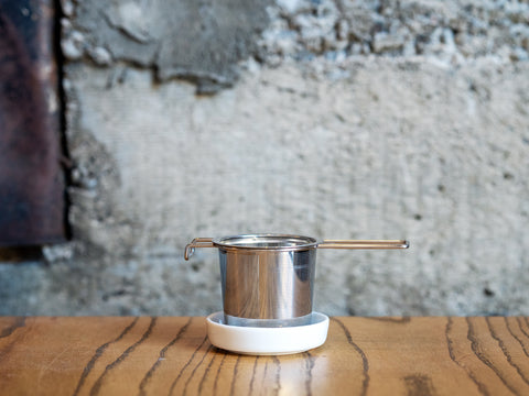 Stainless Steel Infuser + Dish